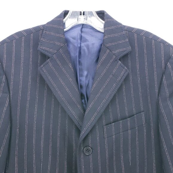 VITALE BARBERIS CANONICO Wool Pinstripe Blazer Sportcoat Jacket Italy Size IT 50 - Picture 2 of 10
